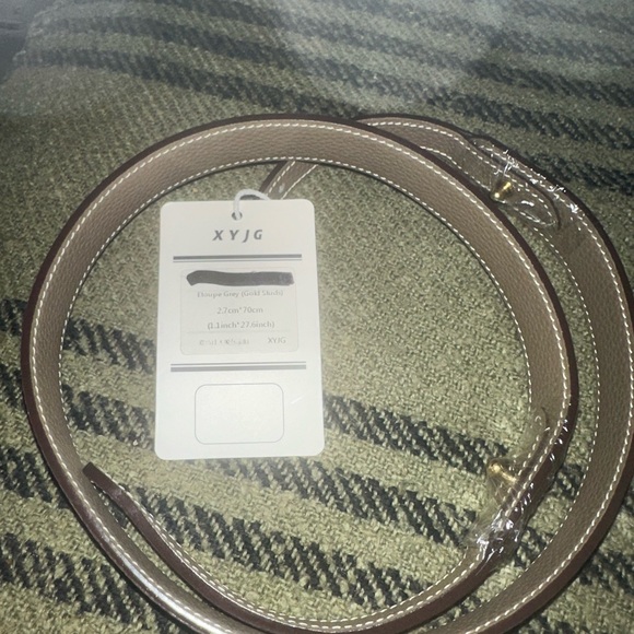 Leather bag strap - Picture 2 of 4